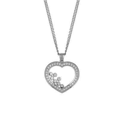 799202-1003 | Buy Chopard Happy Curves White Gold Diamond Pendant