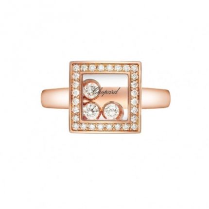 829224-5040 | Buy Online Chopard Happy Curves Rose Gold Diamond Ring