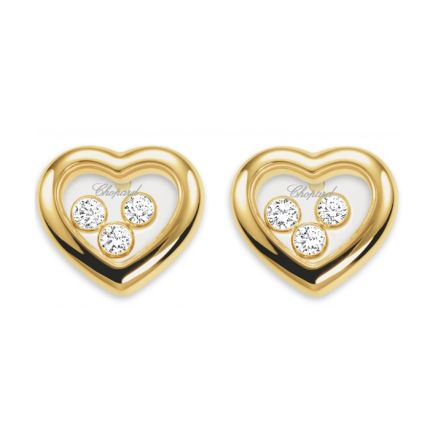 834611-0001 | Buy Chopard Happy Diamonds Yellow Gold Diamond Earrings