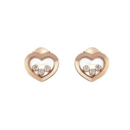 83A611-5001 | Buy Chopard Happy Diamonds Icons Ear Pins Rose Gold