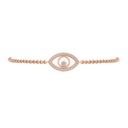 857863-5001 | Chopard Good Luck Charms Rose Gold Diamond Bracelet