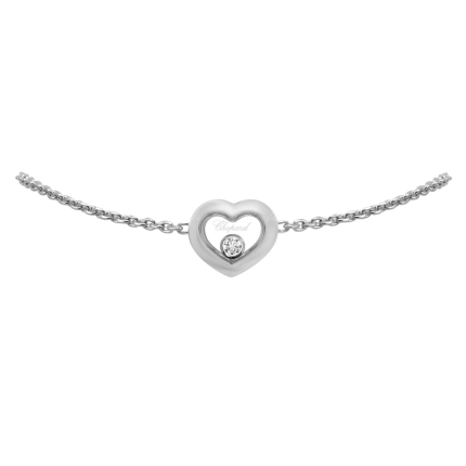 85A054-1001 | Chopard Happy Diamonds Icons White Gold Diamond Bracelet