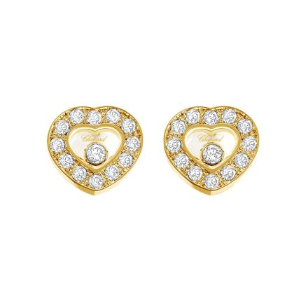 832936-0001 | Buy Chopard Happy Diamonds Icons Ear Pins Yellow Gold