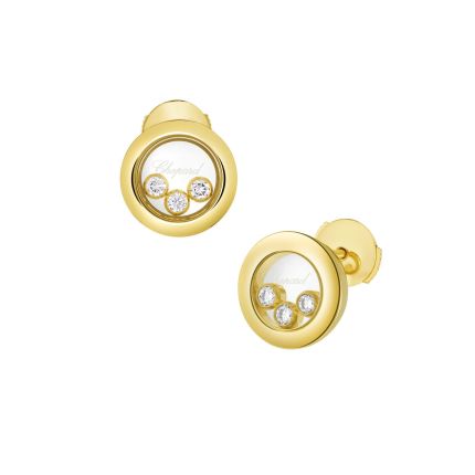 83A018-0001 | Buy Chopard Happy Diamonds Icons Ear Pins Yellow Gold