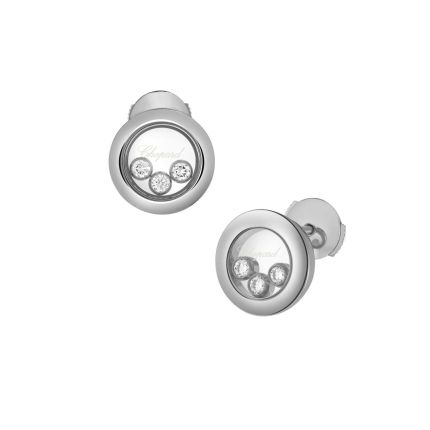 83A018-1001 | Buy Chopard Happy Diamonds Icons Ear Pins White Gold