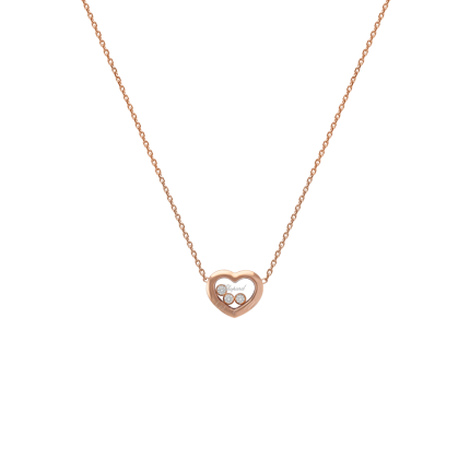 81A611-5001 | Chopard Happy Diamonds Icons Rose Gold Diamond Pendant