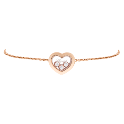 85A611-5001 | Chopard Happy Diamonds Icons Rose Gold Diamond Bracelet