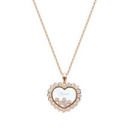 799471-5001 | Chopard Happy Diamonds Icons Rose Gold Diamond Pendant 