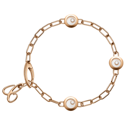 85A117-5010 | Buy Online Chopard Happy Diamonds Icons Rose Gold Diamonds Bracelet 