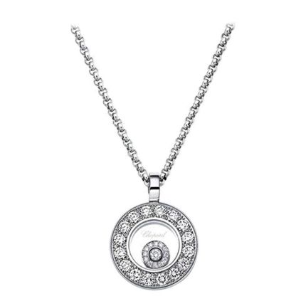 793087-1001 | Chopard Happy Diamonds Icons White Gold Pave Pendant 