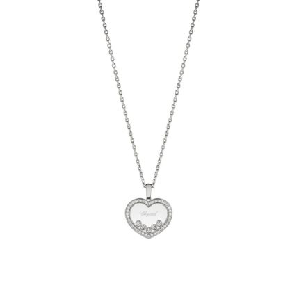 79A038-1203 | Chopard Happy Diamonds Icons White Gold Diamond Pendant 