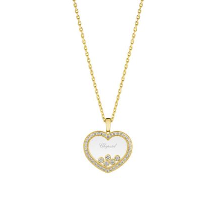 79A039-0201 |Chopard Happy Diamonds Icons Yellow Gold Diamond Pendant 