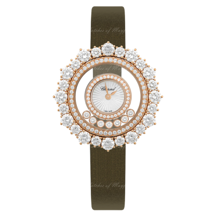 209436-5001 | Chopard Happy Diamonds Joaillerie Quartz Rose Gold Diamonds 36mm watch. Buy Online