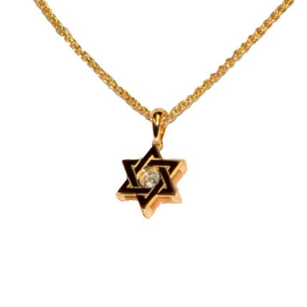 793083-0001 | Chopard Happy Diamonds Star of David Yellow Gold Pendant