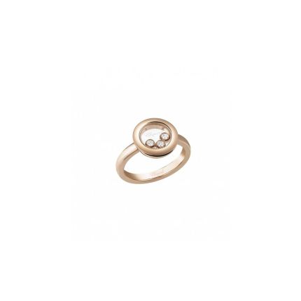 828230-9011 |Buy Chopard Happy Diamonds Rose Gold Diamond Ring Size 54