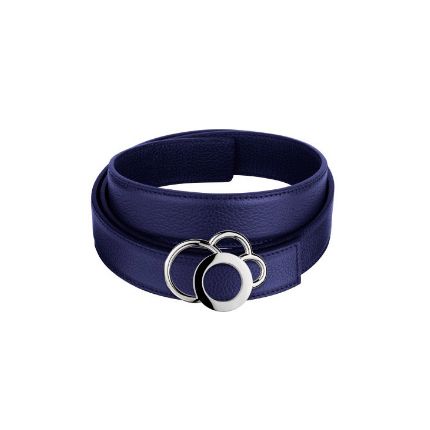 95009-0172 | Buy Chopard Happy Dreams Blue Calfskin Leather Belt