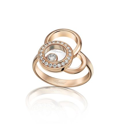 829769-5041 | Buy Online Chopard Happy Dreams Rose Gold Diamond Ring