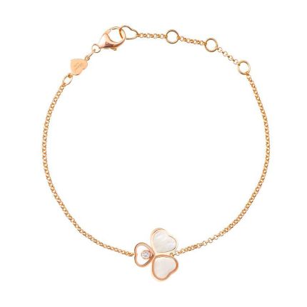 85A083-5031 |Buy Chopard Happy Hearts Rose Gold Pearl Diamond Bracelet