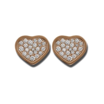 839482-5901 | Buy Chopard Happy Hearts Rose Gold Diamonds Earrings