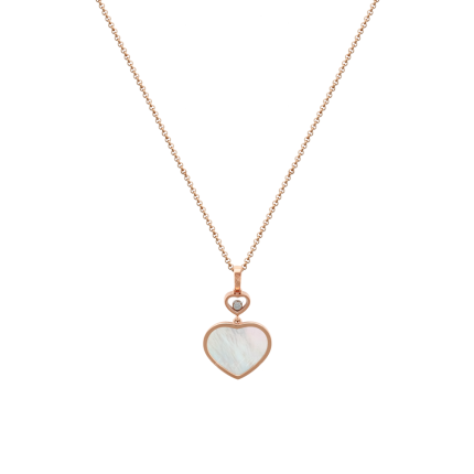 797482-5301 | Chopard Happy Hearts Rose Gold Mother-of-Pearl Pendant