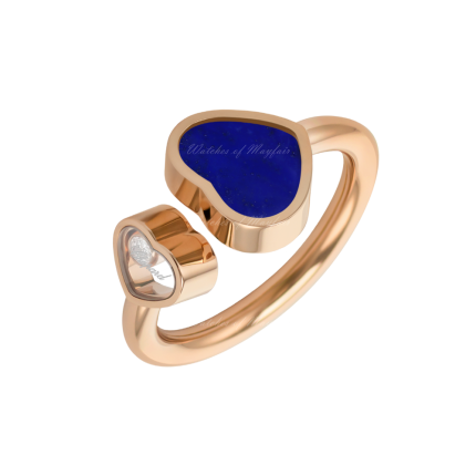 829482-5510 | Buy Chopard Happy Hearts Rose Gold Lapis Lazuli Ring