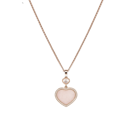 79A074-5620 | Buy Chopard Happy Hearts Rose Gold Opal Diamond Pendant