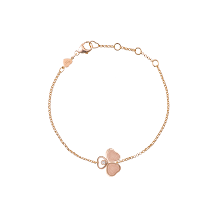 85A183-5071 | Buy Online Chopard Happy Hearts Wings Rose Gold Bracelet