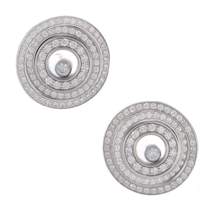 837700-1002 |Buy Chopard Happy Spirit White Gold Diamond Earrings