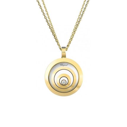 Chopard Happy Spirit Yellow Gold Diamond Pendant 795418-0001