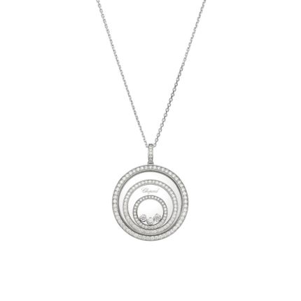 798232-1001 | Chopard Happy Spirit White Gold Diamond Pave Pendant 