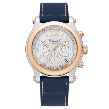 278615-6001 | Chopard Happy Sport Chrono Diamonds Automatic 40 mm watch. Buy Online