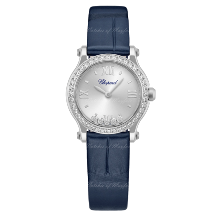 278620-3002 | Chopard Happy Sport Lucent Steel Diamonds Quartz 25 mm watch. Buy Online