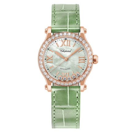 274893-5016 | Chopard Happy Sport Rose Gold Diamonds Automatic 30 mm watch | Buy Online