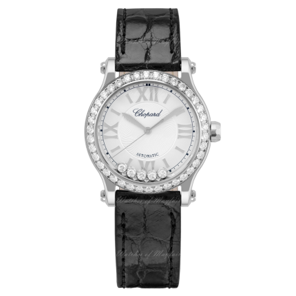 278573-3013 | Chopard Happy Sport Steel Diamonds Automatic 30 mm watch. Buy Online