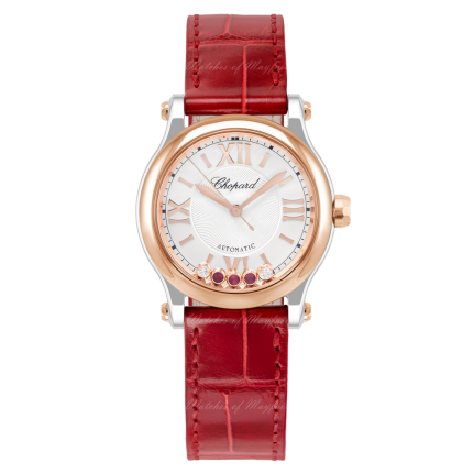 278573-6026 | Chopard Happy Sport Steel Rose Gold Automatic 30mm watch. Buy Online