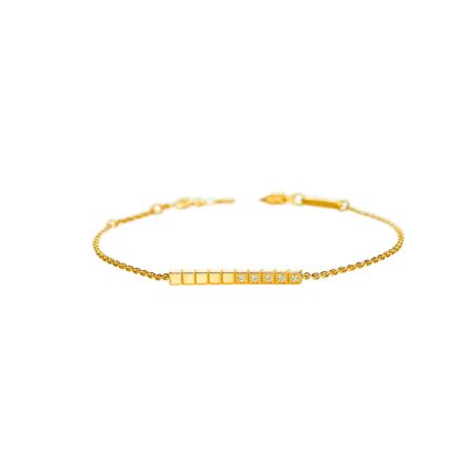 857702-0002 | Buy Online Chopard Ice Cube Yellow Gold Diamond Bracelet