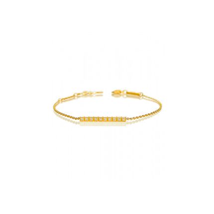 857702-0003 | Buy Online Chopard Ice Cube Yellow Gold Diamond Bracelet