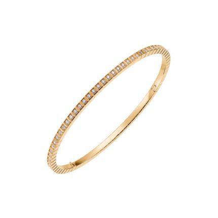 857702-0012 |Chopard Ice Cube Pure Yellow Gold Full-Set Diamond Bangle