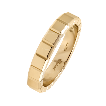 829834-0014 | Buy Online Chopard Ice Cube Yellow Gold Ring Size 57