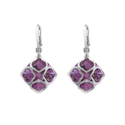 839563-1002|Buy Chopard IMPERIALE Cocktail White Gold Amethyst Earrings