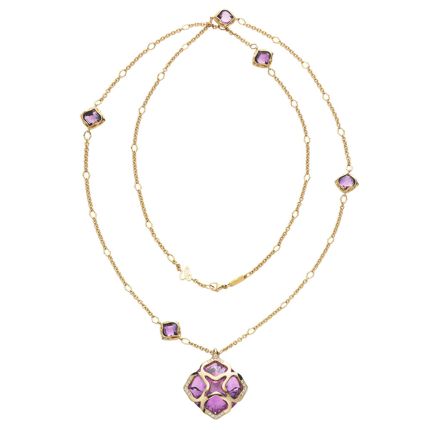 819570-5001 |Buy Chopard IMPERIALE Rose Gold Amethyst Diamond Pendant 