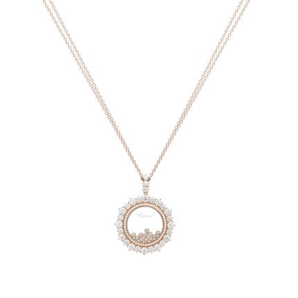 799463-5001 | Buy Chopard Joaillerie Rose Gold Diamond Pave Pendant 