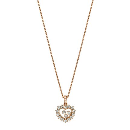 799510-5001 | Buy Online Chopard Joaillerie Rose Gold Diamond Pendant 