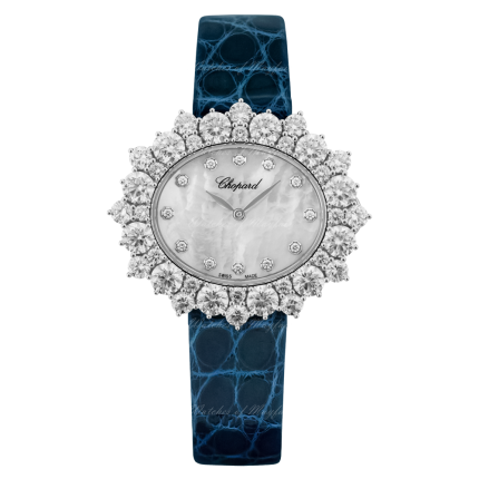 13A390-1105 | Chopard L’Heure Du Diamant Oval Medium 36mm watch. Buy Online