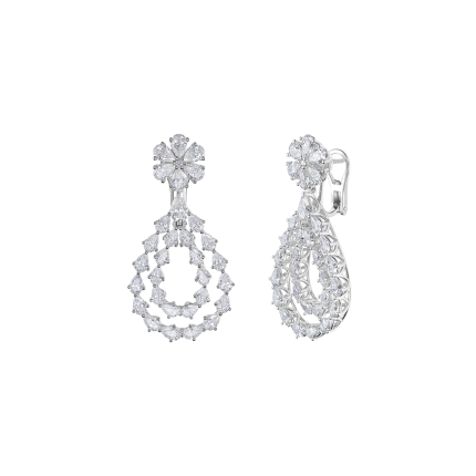 84A065-1001 |Chopard L'Heure du Diamant White Gold Diamond Earrings