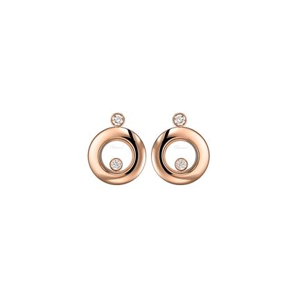 833957-5201 | Buy Online Chopard Miss Happy Rose Gold Diamond Earrings