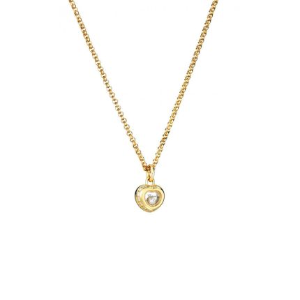 799008-0001 |Buy Online Chopard Miss Happy Yellow Gold Diamond Pendant