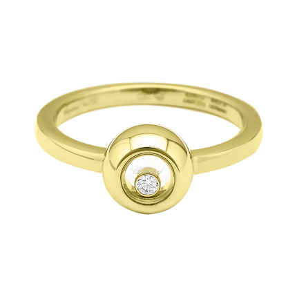 829010-0108 | Buy Online Chopard Miss Happy Yellow Gold Diamond Ring