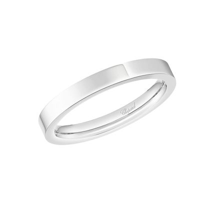 827327-1109 |Buy Chopard Timeless Wedding Band 3 mm White Gold Size 52