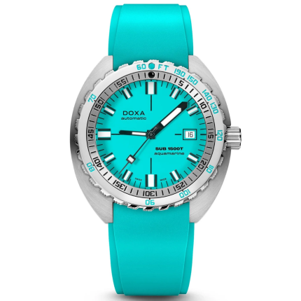 883.10.241.25 | Doxa Sub 1500T Aquamarine Date Automatic 45 mm watch. Buy Online